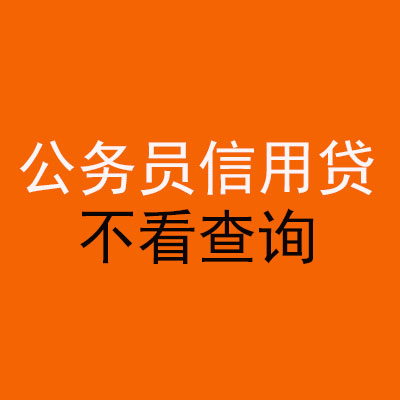 文登公务员信用贷款